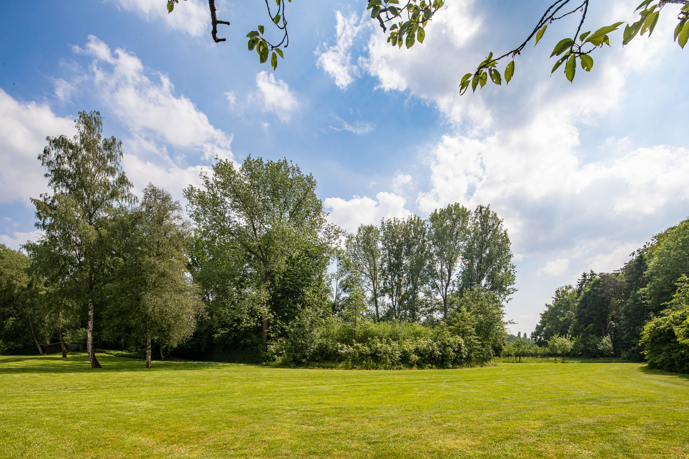 Seniorenzorg Philippus Neri de bosrijke groene omgeving van assistentiewoningen Parkbos in Sinaai